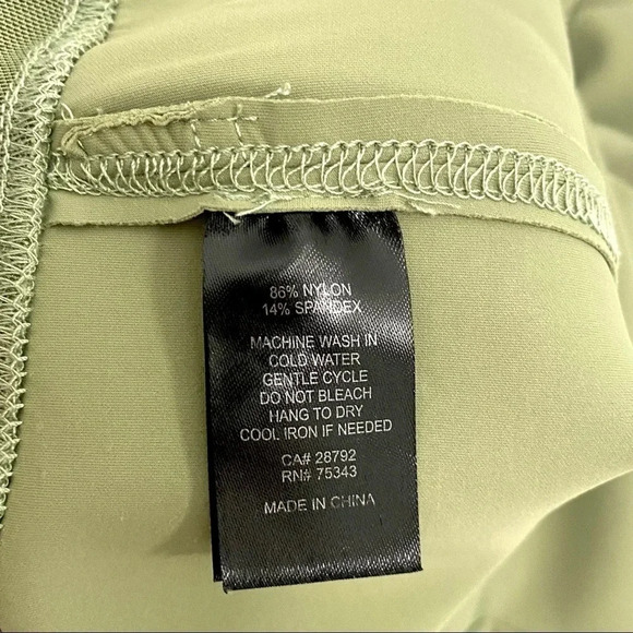 RACHAEL ZOE High Waisted Leggings Green Pocket Athletic Pants Activewear Size XS - Picture 8 of 8